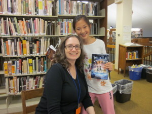 Serena with Author Polly Shulman