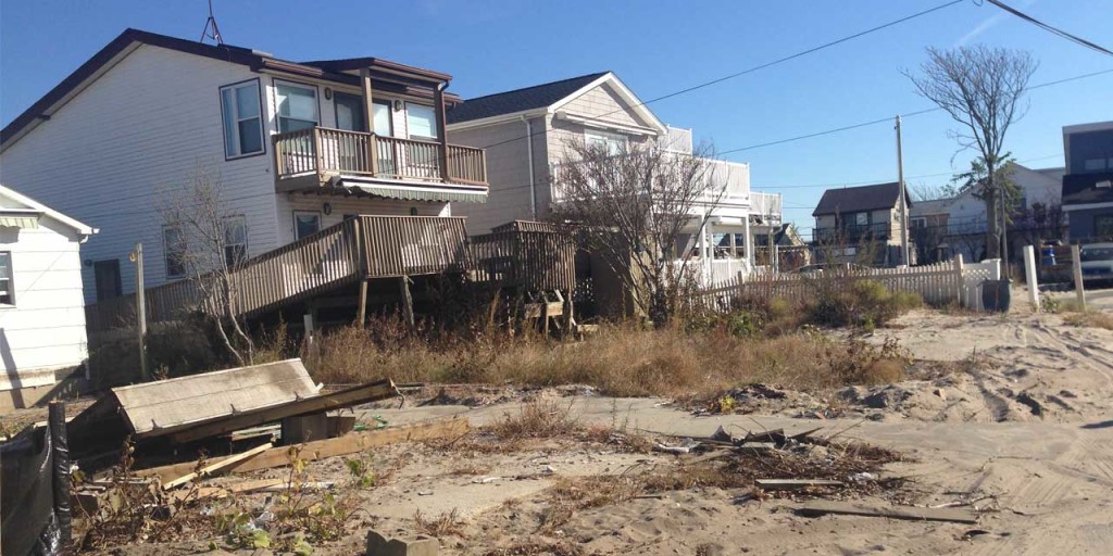 Post-storm rubble at Breezy Point. Photos by Livia Bokor, Annie Rosenberg, and Hannah Russell.