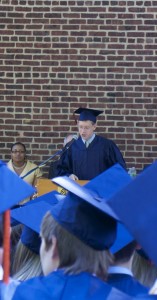 At The Podium