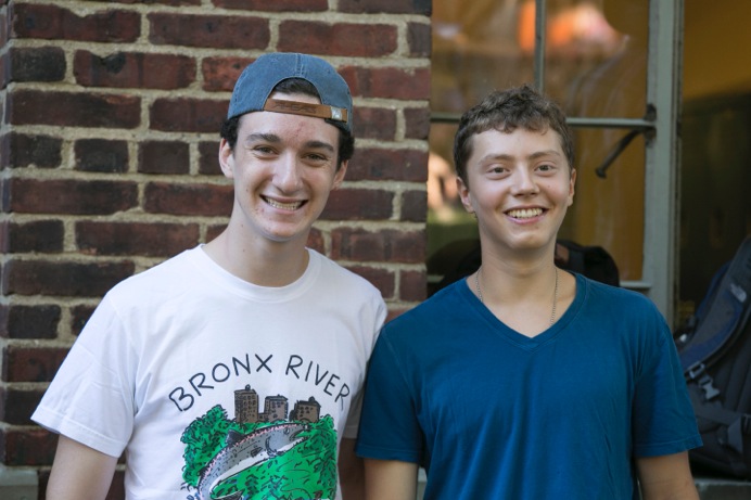 Photo by Erica Lansner: FSG Presidents Jake May and Adam Chan
